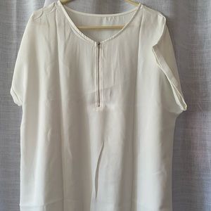 Off-white blouse